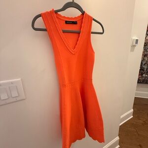 Orange Sleeveless Dress